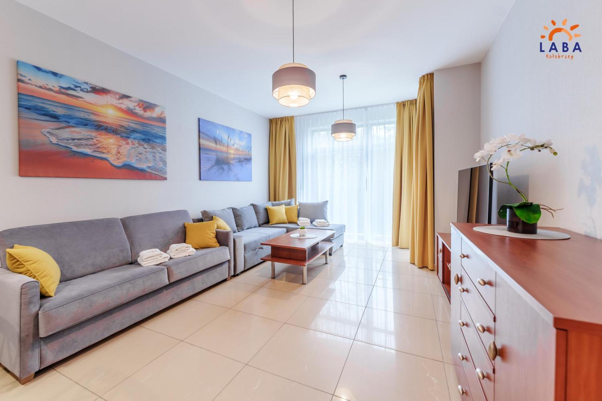 Laba Kolobrzeg Apartamenty Diune Z Parkingiem Dış mekan fotoğraf