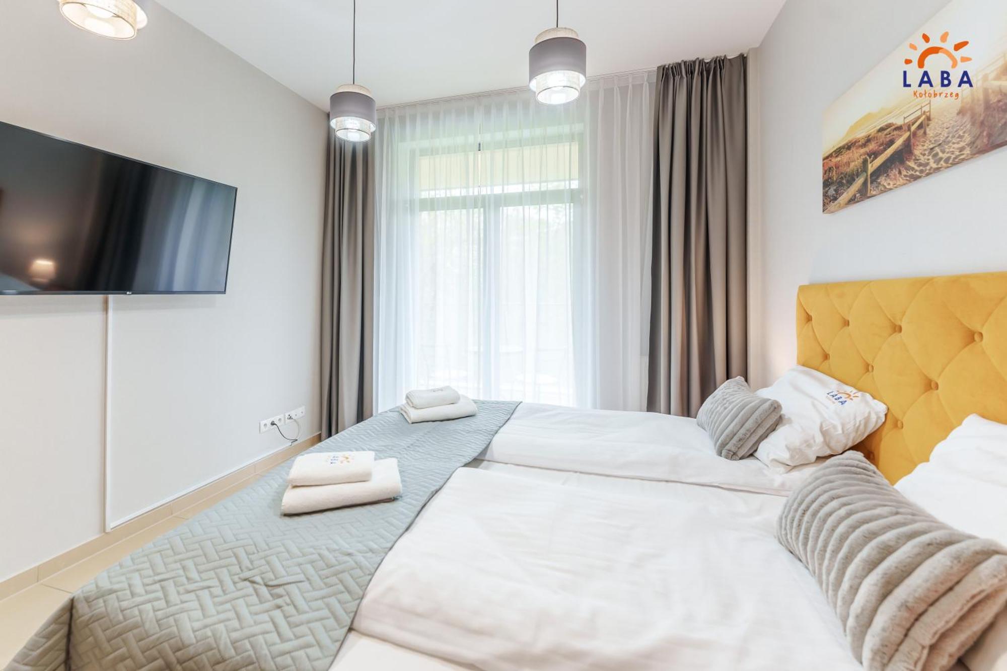 Laba Kolobrzeg Apartamenty Diune Z Parkingiem Dış mekan fotoğraf