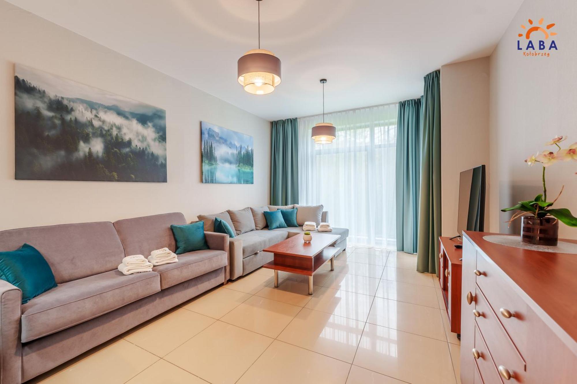 Laba Kolobrzeg Apartamenty Diune Z Parkingiem Dış mekan fotoğraf