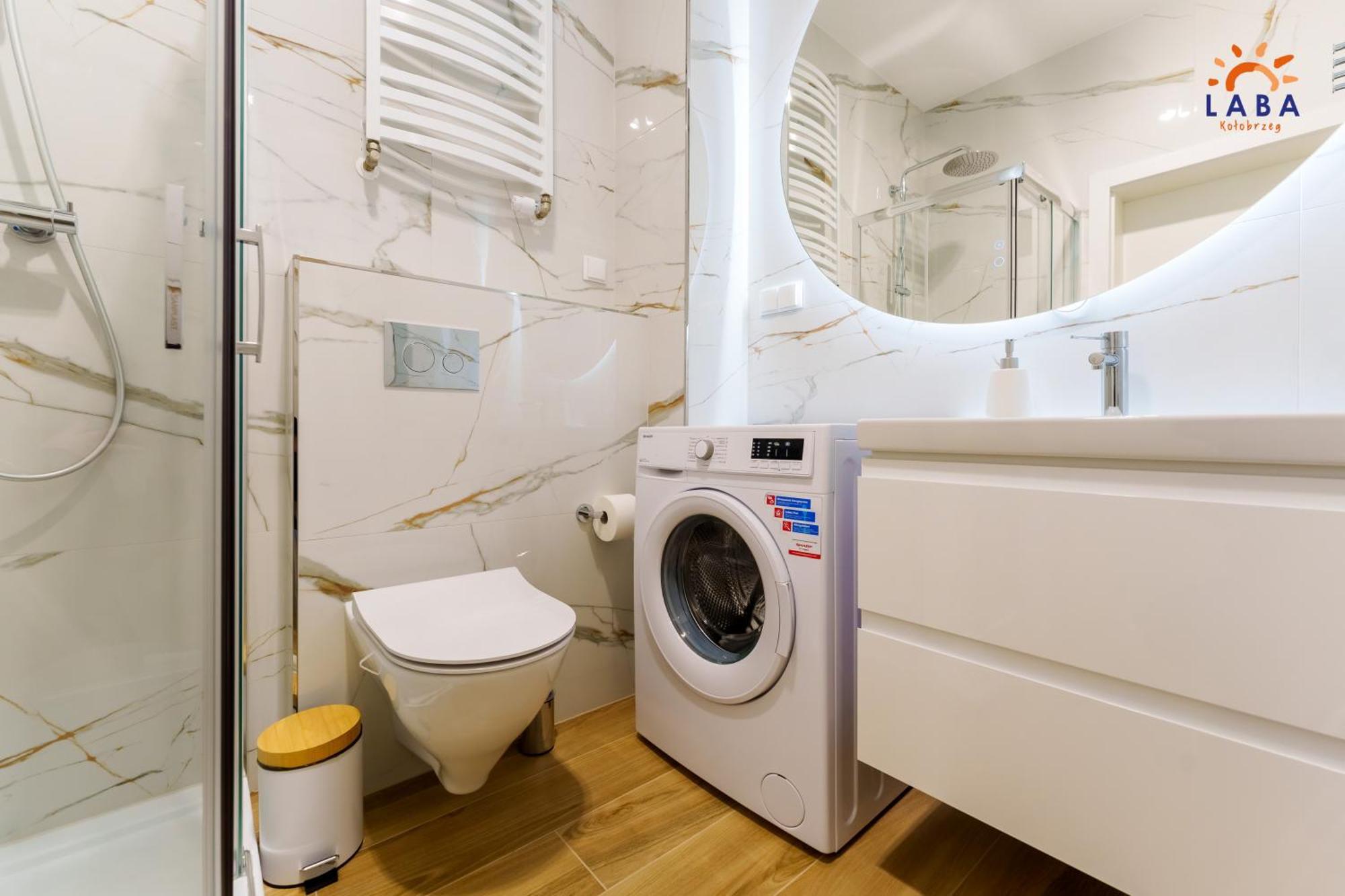 Laba Kolobrzeg Apartamenty Diune Z Parkingiem Dış mekan fotoğraf